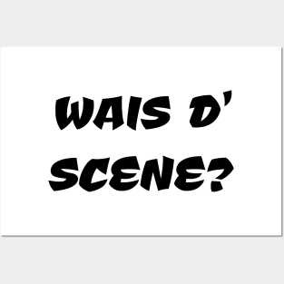 WAIS D SCENE - IN BLACK - CARNIVAL CARIBANA TRINI PARTY DJ Posters and Art